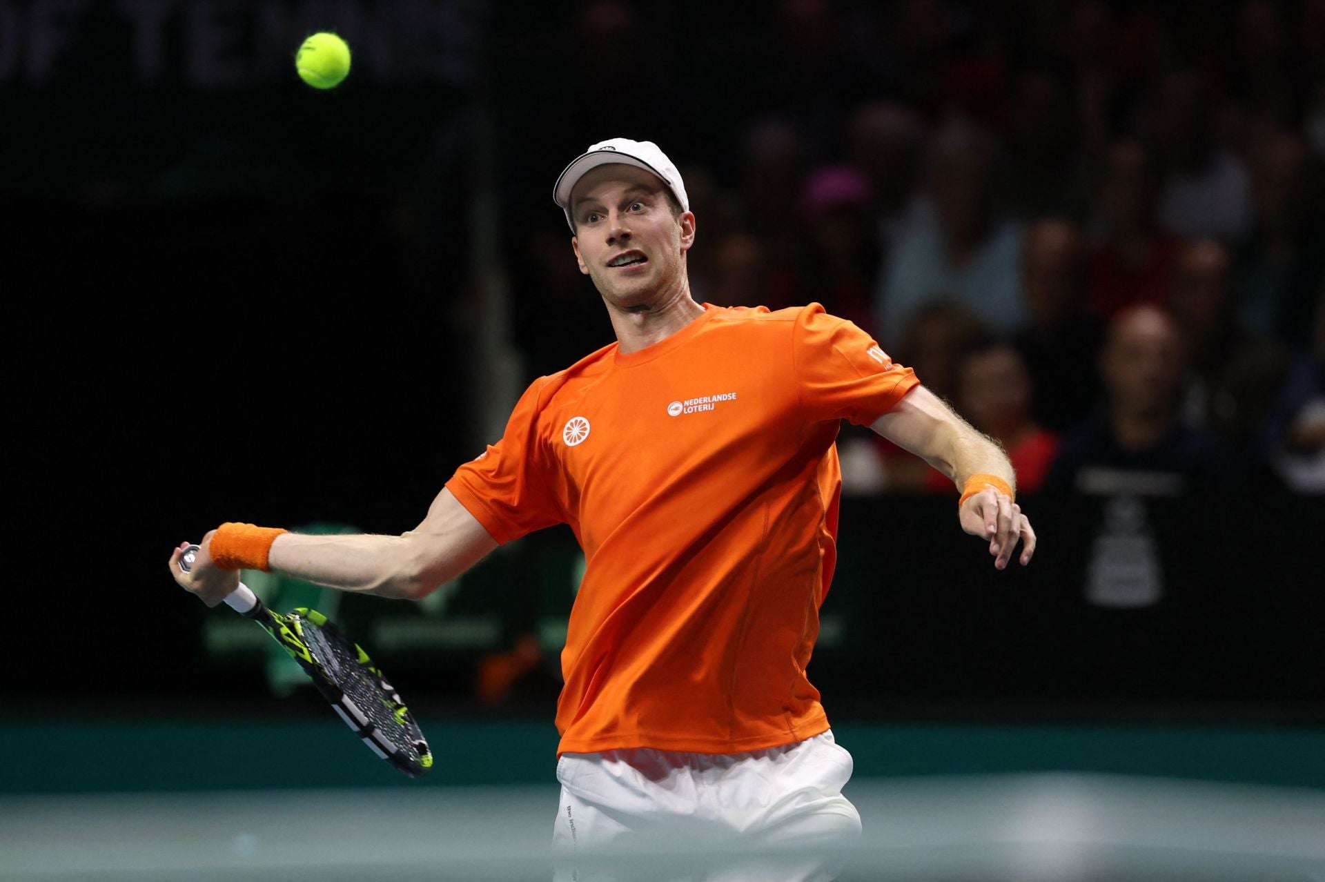 Tras una pelea librada de poder a poder, el neerlandés terminó anotándose el primer set ante Rafa Nadal por 6-4.