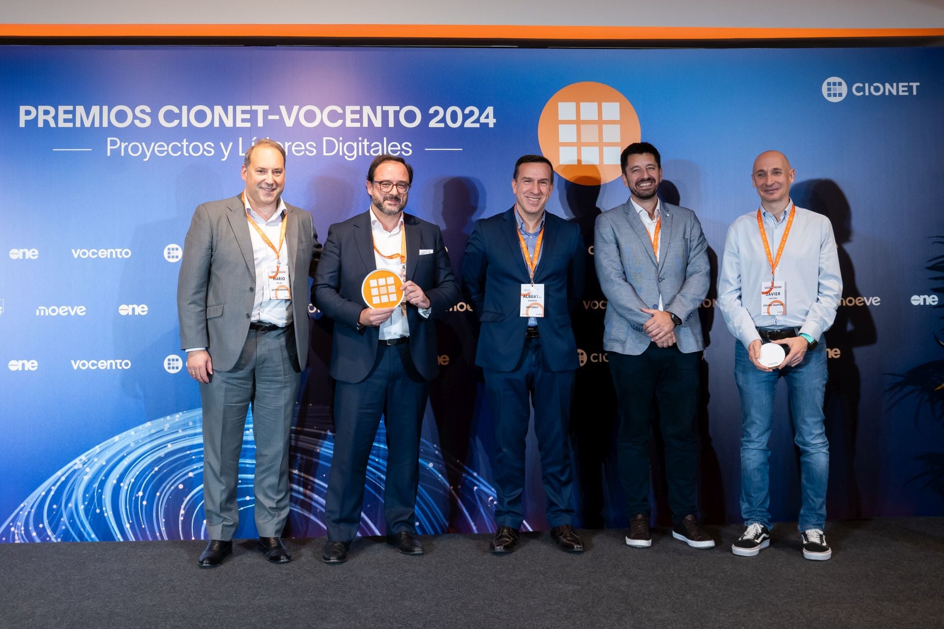 Finalistas y premiados de la cuarta edición de los Premios CIONET Vocento.