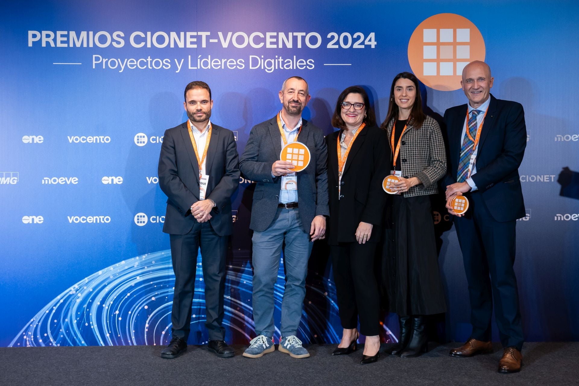 Finalistas y premiados de la cuarta edición de los Premios CIONET Vocento.