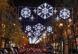 Iluminación Navideña en San Sebastián.