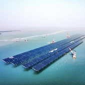 China enciende el mayor parque solar marino del mundo