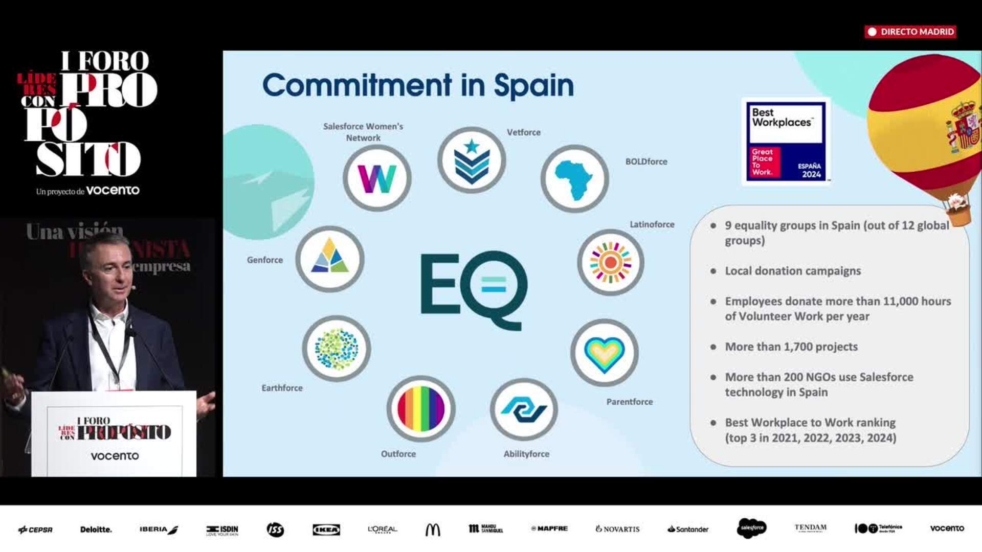 Enrique Polo De Lara, director general de Salesborce Iberia: «En ocasiones, el propósito, que es nuestra guía, nos obliga a hacer renuncias»