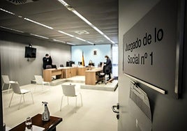 Imagen de archivo del Juzgado de los Social número 1, el que dictó la primera resolución ahora revocada.