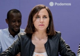 La secretaria general de Podemos, Ione Belarra durante una reunión del Consejo Ciudadano Estatal de Podemos en mayo