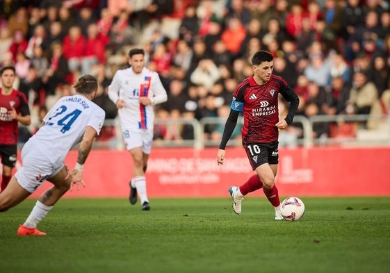 El Mirandés se ilusiona con el ascenso frente al Eldense