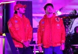 Carlos Sainz y Charles Leclerc