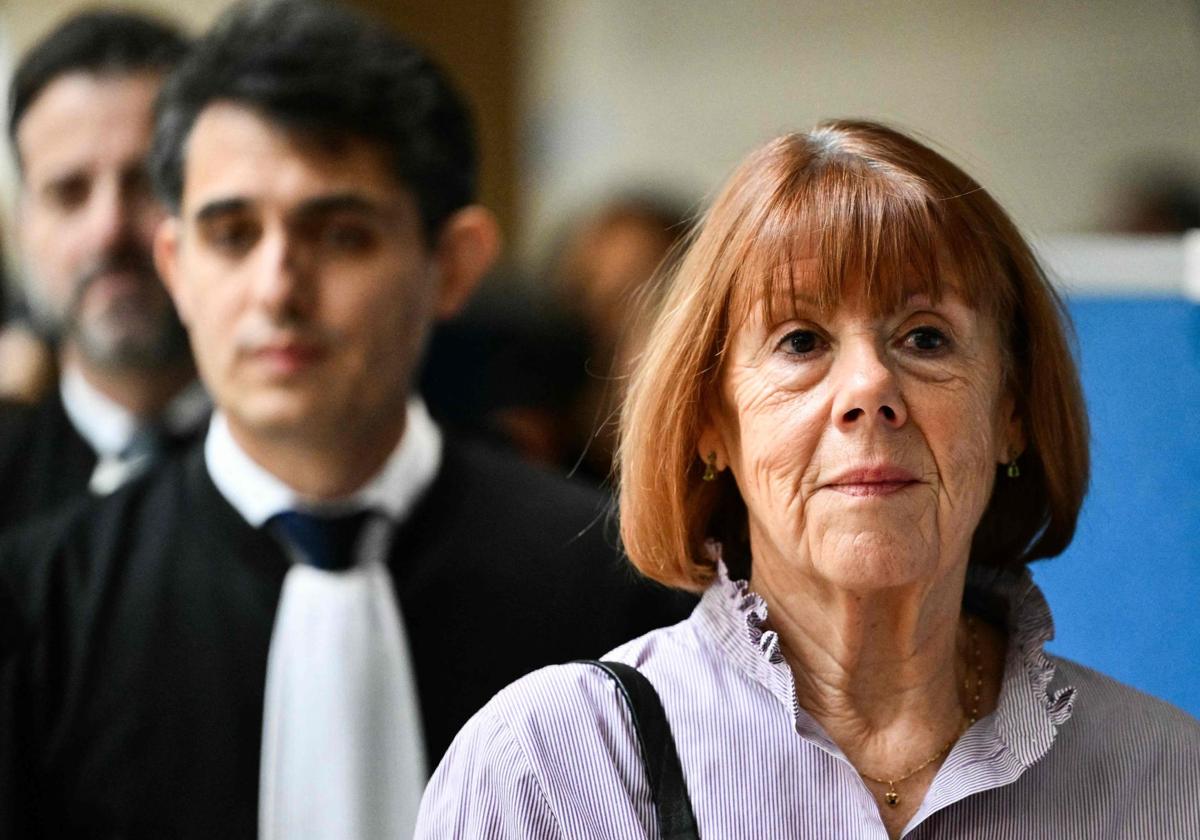 Gisèle Pelicot, hoy en el juicio.