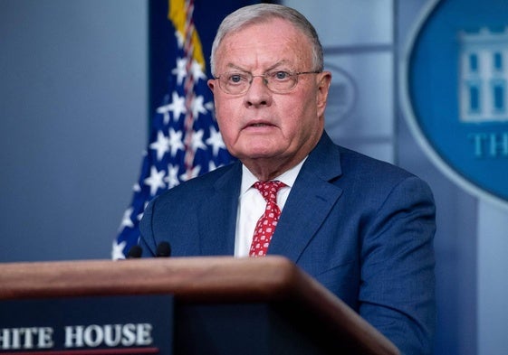 Keith Kellogg, durante su etapa al frente de la Seguridad de Estados Unidos.