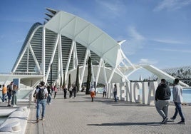 Ciudad de las Artes y las Ciencias en Valencia.