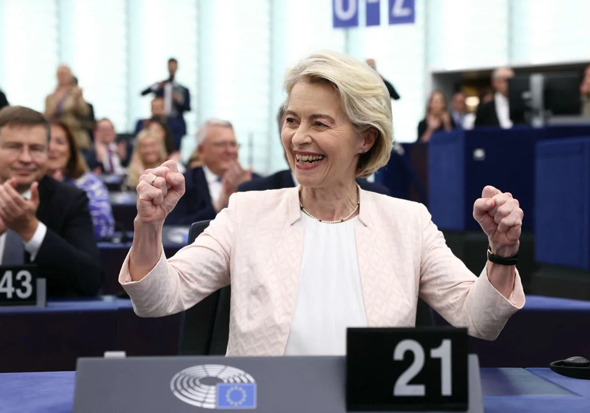 La presidenta de la Comisión Europea, Ursula von der Leyen.