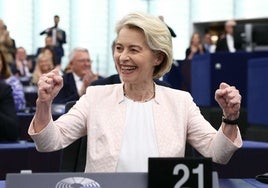 La presidenta de la Comisión Europea, Ursula von der Leyen.