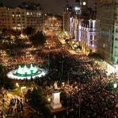 Cien mil personas marchan en Valencia contra la gestión política de la DANA