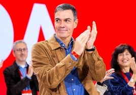 Pedro Sánchez, en el congreso federal del PSOE.