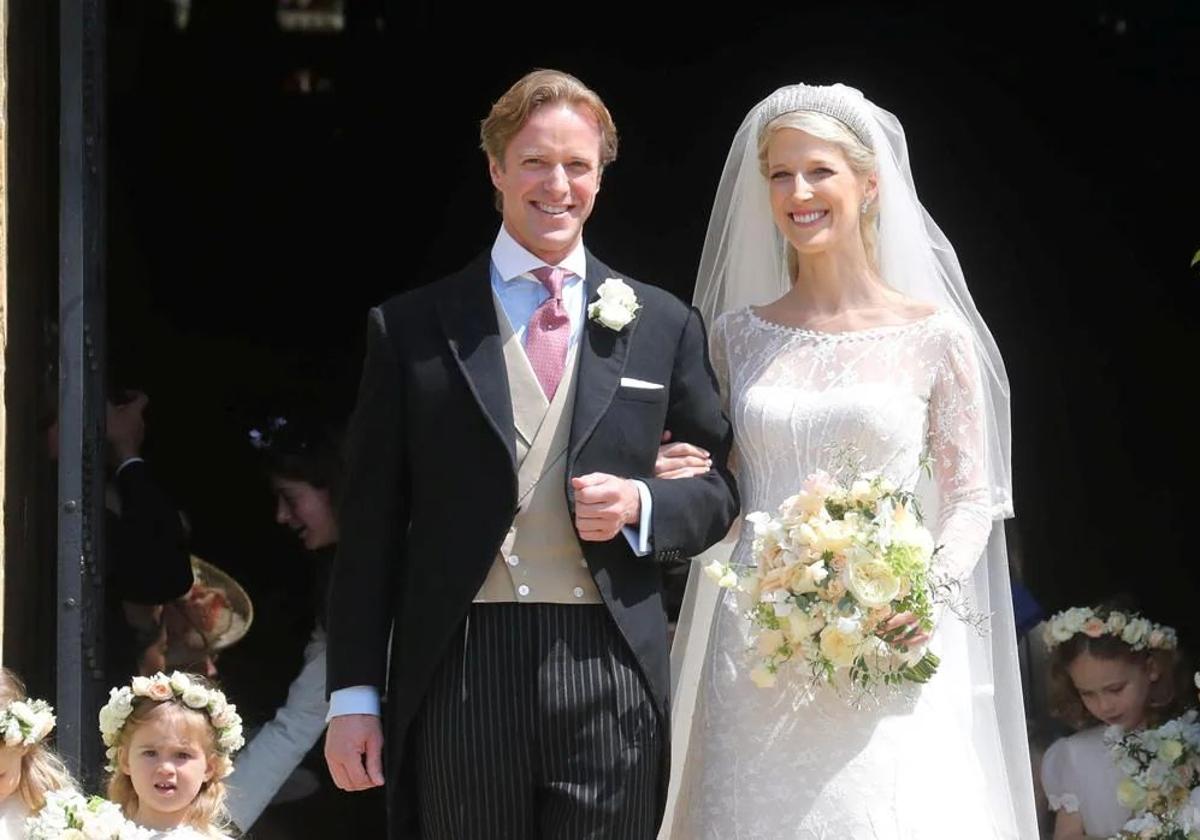 Lady Gabriella Windsor y Thomas Kingston.