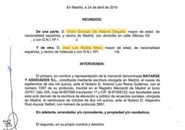 Aldama versus Ábalos: la letra pequeña del contrato del piso de lujo de Castellana