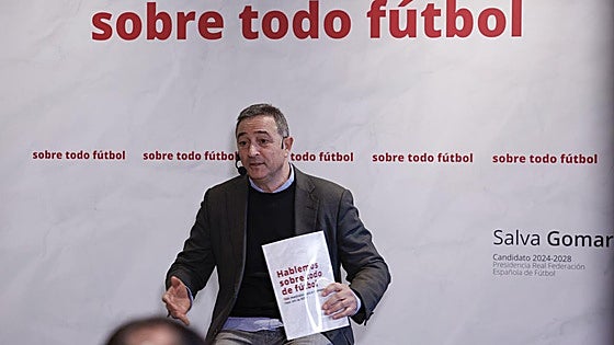 Salvador Gomar se desmarca de Rubiales y se centra en la igualdad y «desjudicializar» la Federación