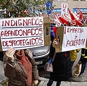 Concentración en Madrid para pedir una solución para Muface.