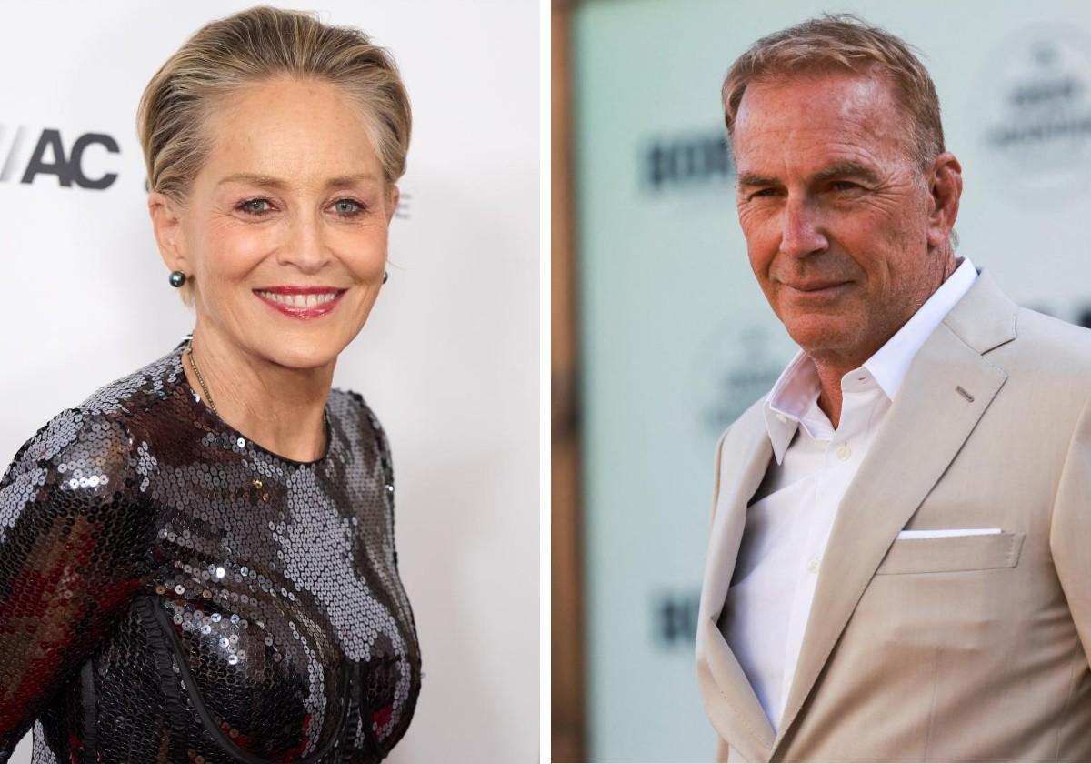 Sharon Stone y Kevin Costner.