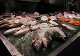 Pescadería en Baleares.