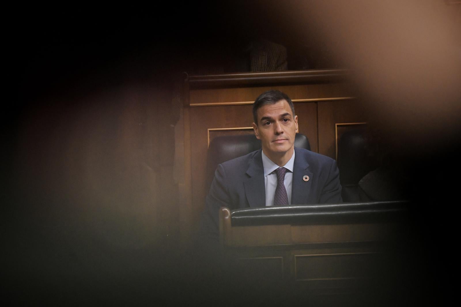 Pedro Sánchez en el Congreso de los Diputados.