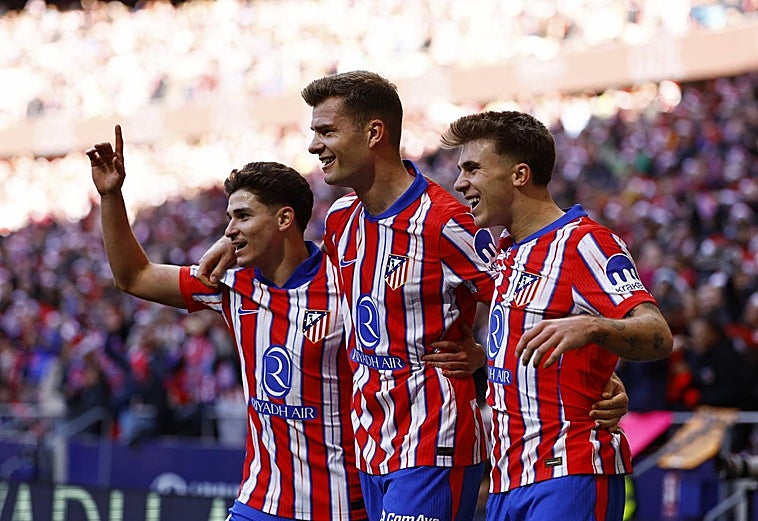 El Atlético sigue imparable en la antesala a la batalla de Montjuic