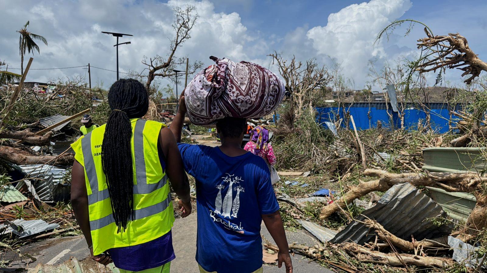 Así ha quedado el archipiélago francés de Mayotte tras el devastador paso del huracán &#039;Chido&#039;