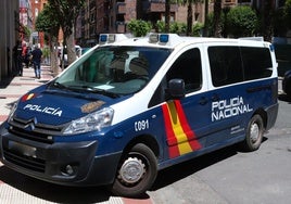 Coche de la Policía Nacional.