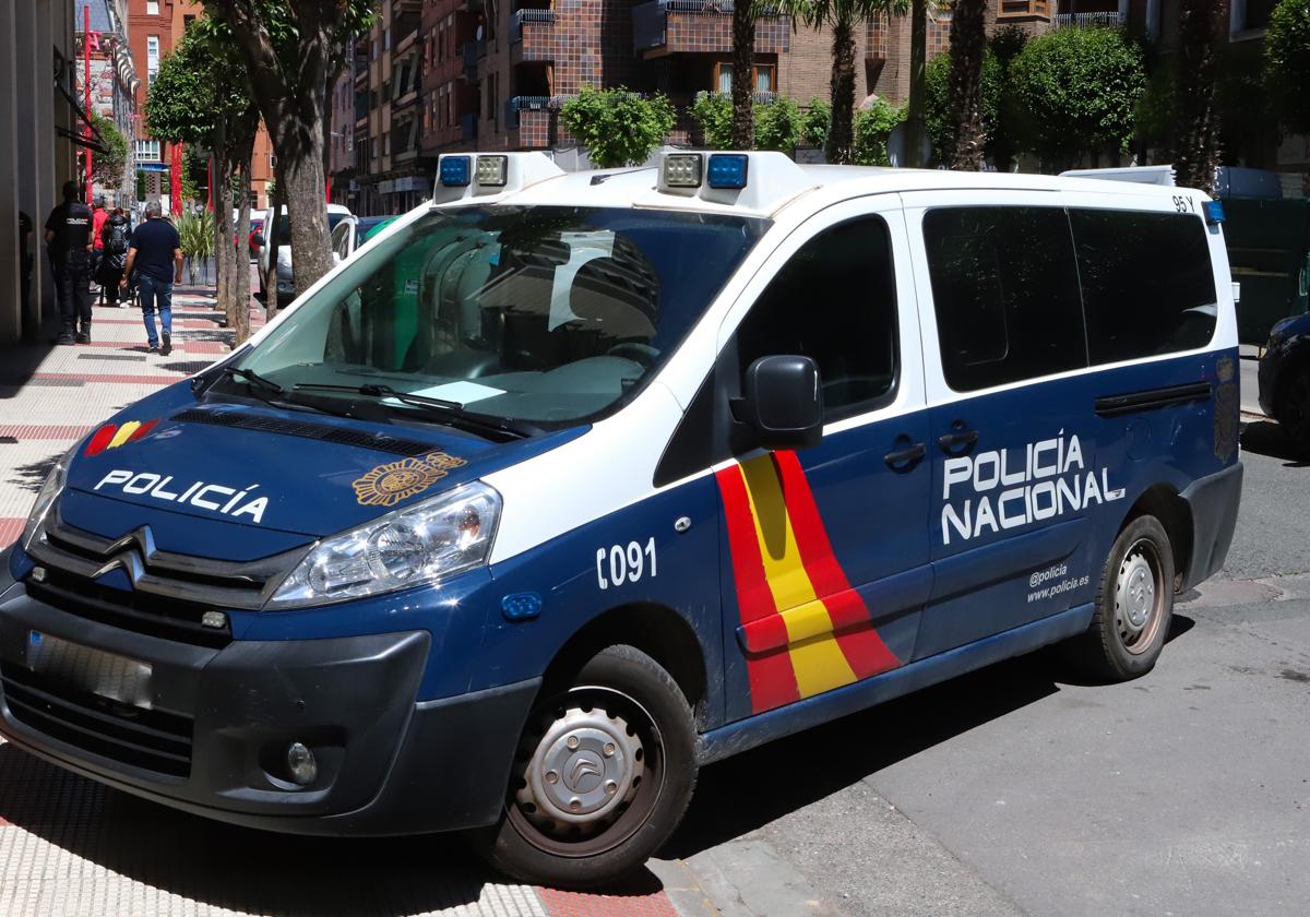 Coche de la Policía Nacional.