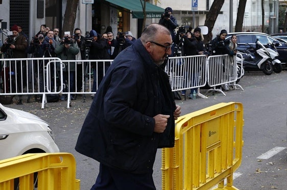 Koldo García en su llegada al Tribunal Supremo.