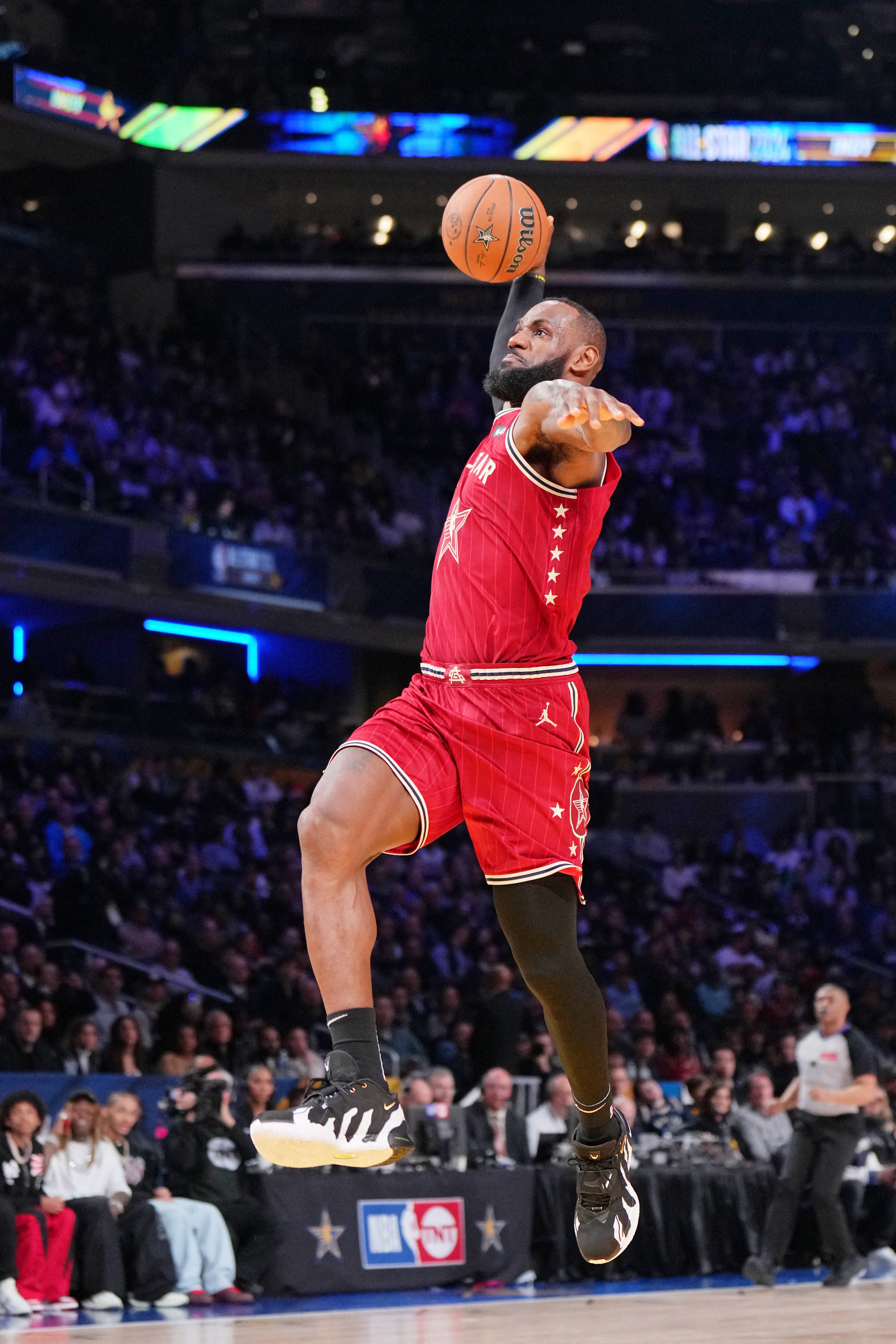 LeBron James, durante el pasado All-Star de la NBA