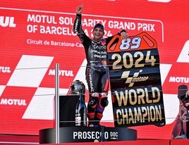 Jorge Martín, campeón del mundo de MotoGP