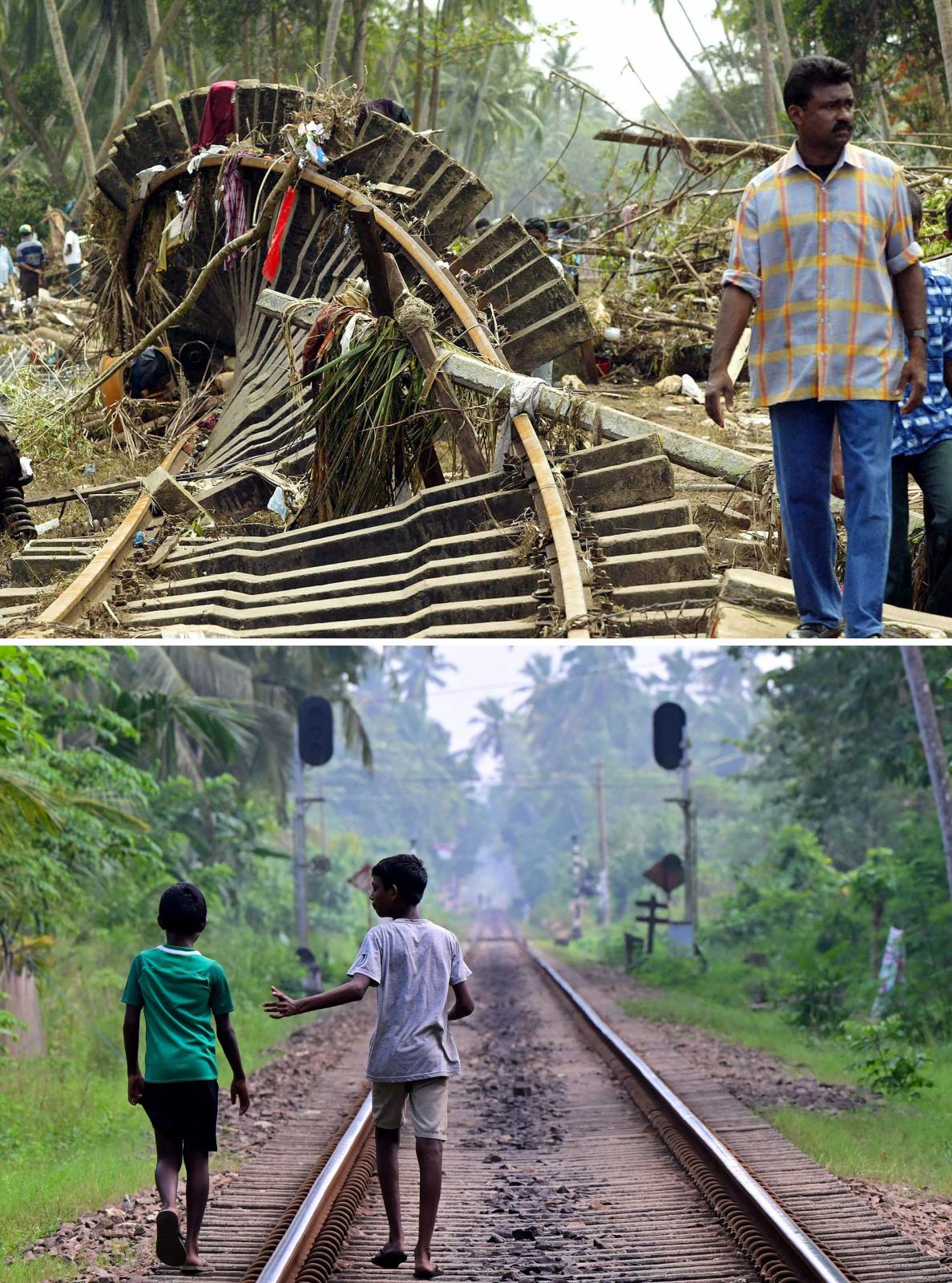 El antes y después en la isla indonesia de Sumatra tras el devastador tsunami de 2004