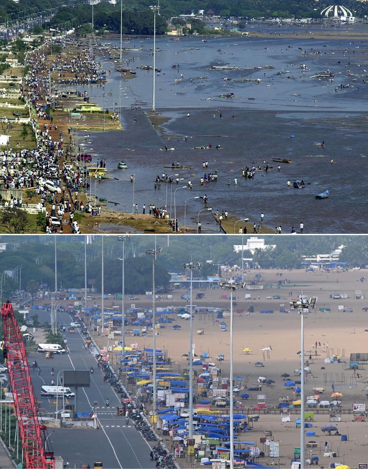 El antes y después en la isla indonesia de Sumatra tras el devastador tsunami de 2004