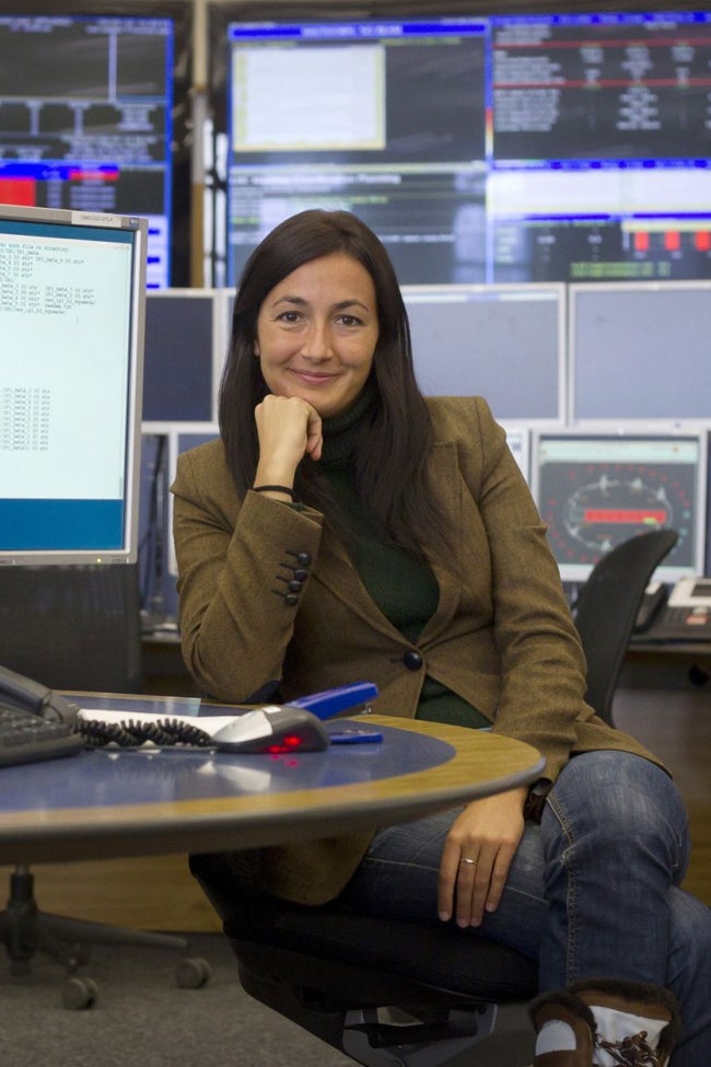 Fernández Vidal en otra de las instalaciones del CERN.