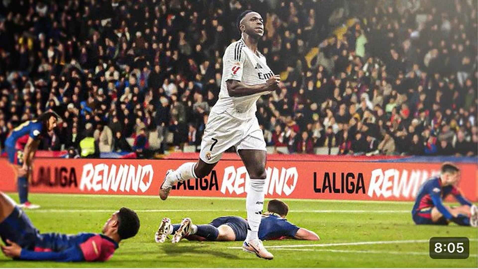 Outrage at Barça and Atlético over a LaLiga montage with Vinicius