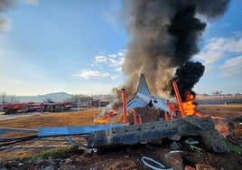 Las imágenes de la tragedia aérea