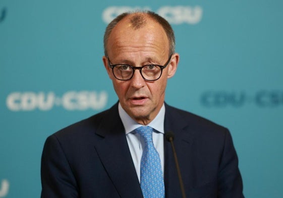 El presidente de la CDU y candidato conservador, Friedrich Merz, en una imagen de archivo.