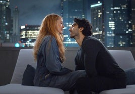 Los actores Blake Lively y Justin Baldoni en una escena de la película 'Romper el círculo'.