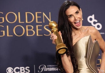 Demi Moore resucita su carrera con el Globo de Oro por 'La sustancia'