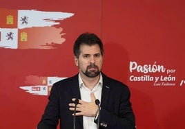 Luis Tudanca, actual secretario general del PSOE de Castilla y León.