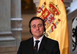 El ministro de Asuntos Exteriores, José Manuel Albares.