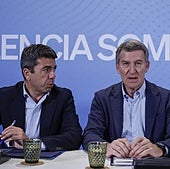 Feijóo afianza a Mazón y contraataca con que Sánchez «deja sola» a Valencia