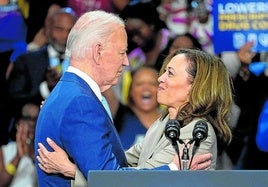 Pese a la derrota demócrata, Biden y Harris mantienen «una estrecha relación de trabajo».