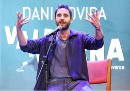 El cómico Dani Rovira en la presentación de su nuevo monólogo.