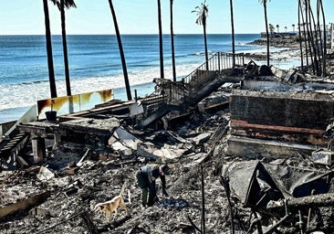 Primer éxito en la lucha contra los incendios en Los Ángeles