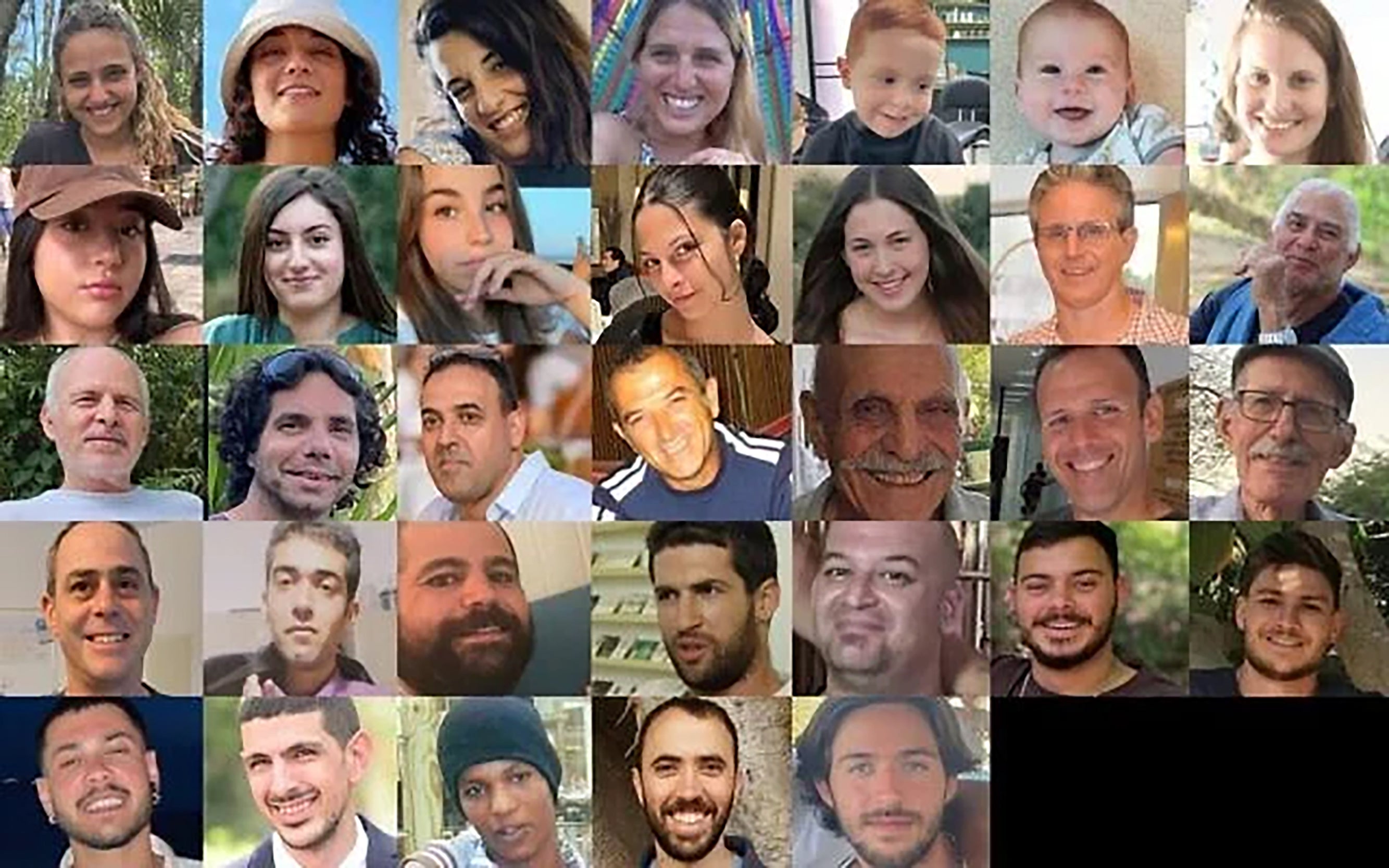 Un héroe que salvó vidas, una triatleta, una familia con dos niños pequeños... los 33 rehenes israelíes que serán liberados