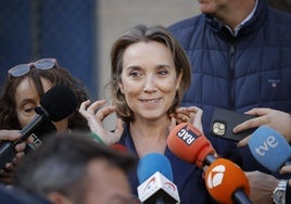 La secretaria general del PP, Cuca Gamarra.