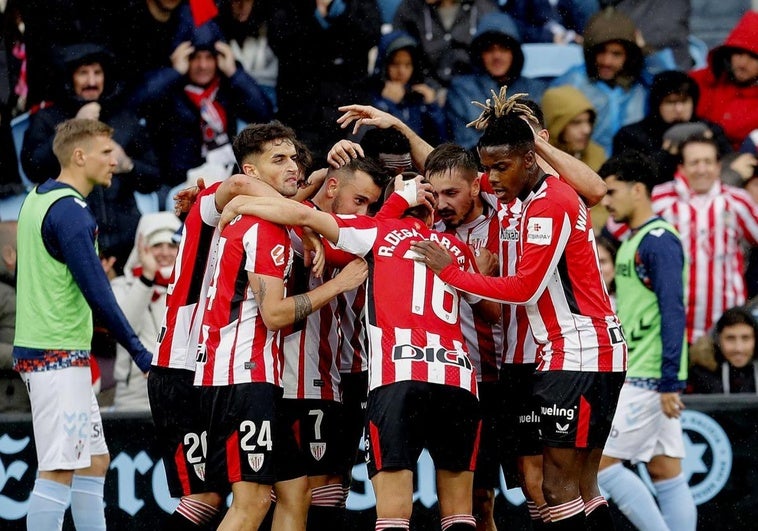 El Athletic conquista Balaídos y alcanza al Barça