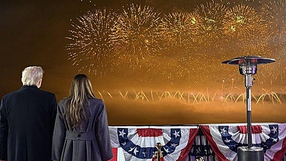 Trump arranca su fiesta en Washington: fuegos artificiales, Village People y paella con chorizo
