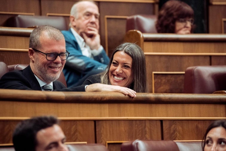 Míriam Nogueras, portavoz de Junts en el Congreso, durante la sesión de este miércoles